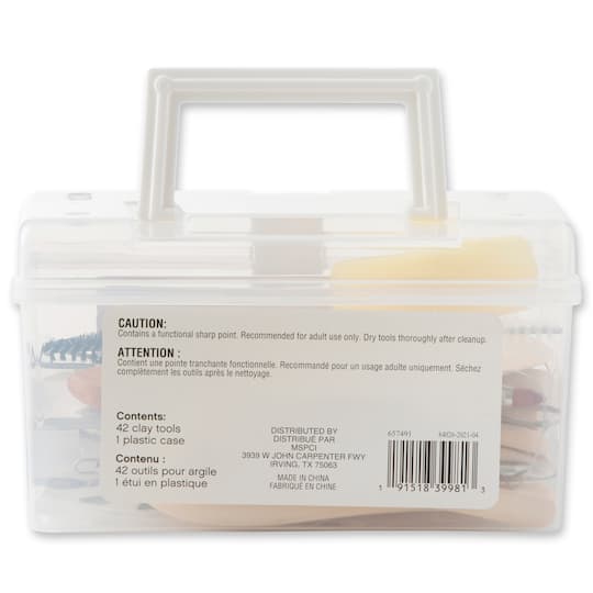 6 Pack: 43 Piece Clay Tool Set by Craft Smart®